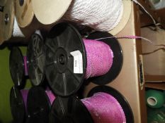 Three Rolls of Pink Sequins