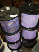 Six Rolls of Lilac Sequins