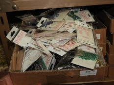 Box Containing 40 Mixed Haberdashery Items (as per