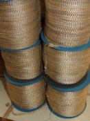 Six Rolls of Cream & Gold Braid