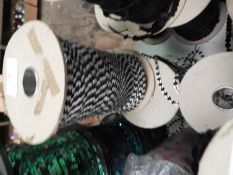 Three Rolls of Black & White Sequins