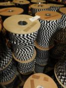 Six Rolls of Black & White Sequins