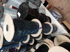 Three Rolls of Blue Green Sequins