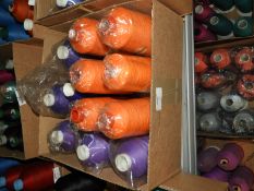 Box Containing Twelve Cones of Thread