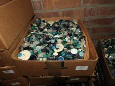 Box Containing a Large Quantity of Assorted Button