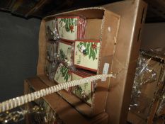 Box Containing 40 Christmas Charms