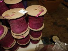 Six Rolls of Pink Sequins