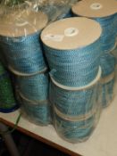 Six Rolls of Blue & Silver Braid