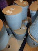 Six Rolls of Brown Lace Edging