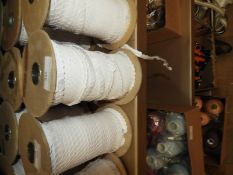 Four Rolls of White Sequins