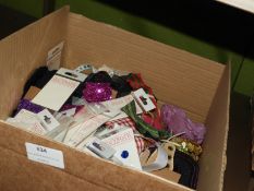 Box Containing 40 Mixed Haberdashery Items (as per