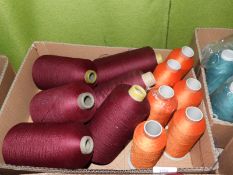 Box Containing Twelve Cones of Thread
