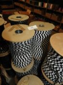 Six Rolls of Black & White Sequins