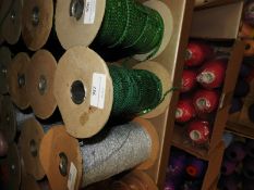 Four Rolls of Green Sequins