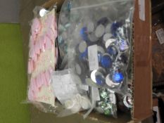Box Containing 40 Mixed Haberdashery Items (as per