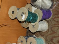 Six Rolls of Assorted Ribbon