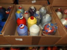 Box Containing Twelve Assorted Cones of Thread