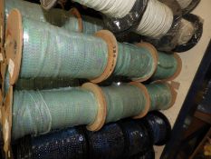 Three Rolls of Pale Blue Transparent Sequins