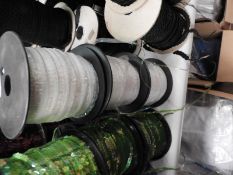 Three Rolls of Iridescent Ribbon