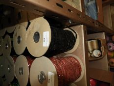 Four Rolls of Dark Green Sequins