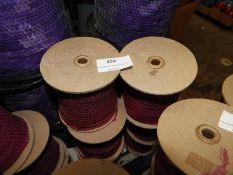 Six Rolls of Pink Sequins