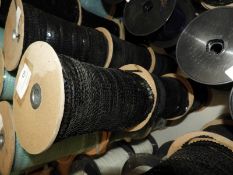 Three Rolls of Black Sequins