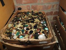 Box Containing a Large Quantity of Assorted Button