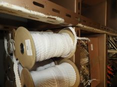 Four Rolls of White Sequins