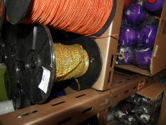 Four Rolls of Gold Sequins