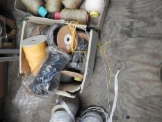 Box of Assorted Cords and Drawstrings