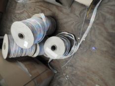 Five Rolls of Pastel Piping