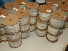 Six Rolls of Pastel Coloured Sequins