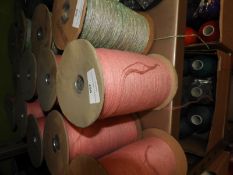 Four Rolls of Pink Knitting Wool