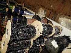 Three Rolls of Pewter Coloured Mirrored Sequins