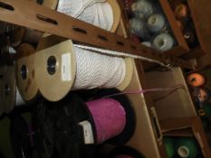 Four Rolls of White Sequins