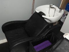 Backwash Basin with Ceramic Sink and Monobloc Tap