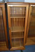 Wood Shelved Display Cabinet