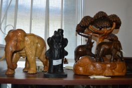 Supercast Elephant (Made in Hull), Wooden Elephant