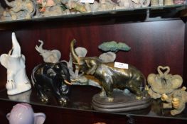 Six Assorted Elephants