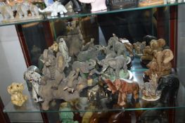 Twelve Assorted Elephants