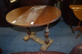Small Oak Drop Leaf Side Table