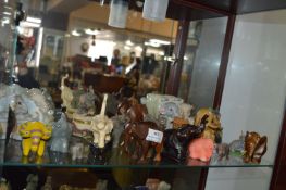 Twenty Assorted Small Elephants