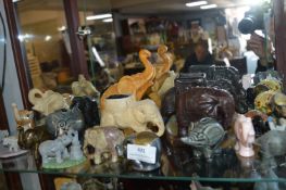 Twenty Assorted Elephants