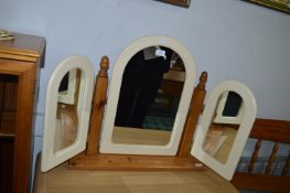Cream Coloured Dressing Table Mirror