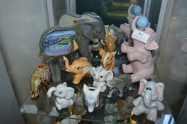 Ten Assorted Elephants