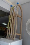 Wooden Toboggan