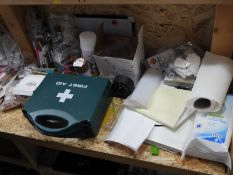 Assorted Stationery Including, Pens, Perspex Displ