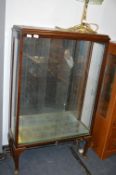 Mahogany Mirrored Back Glazed Display Cabinet