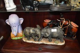 Three Elephant Groups