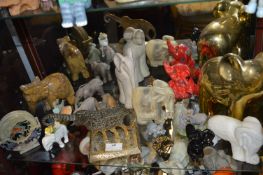 Seventeen Assorted Elephants